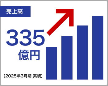 売上高335億円